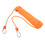 Corde d'escalade statique 8 mm 20 m orange polyester 10