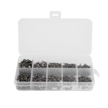 500 pièces de barillets pivotants roulants en inox 4#-12#