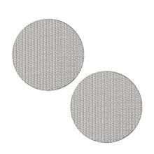 Espressopuck, återanvändbar 1,7 mm tjocklek 150 m espressopuck i rostfritt stål (2 st) ~ 25419