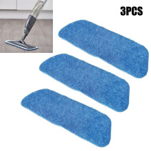 3 stuks vervangende microvezelpads voor spraymop, set van 3, blauw 518631, dweilkoppen voor droog en