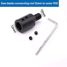 1 set M10 bussning sågklinga anslutningsaxel 5-14 mm axel motoraxelkoppling bussning sågkoppling