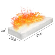 1 st kalciummagnesiumsilikatfibrer eldstad säkerhetsbioeld för eldstäder spisar spisar