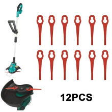12 lame in plastica per Ferrex Aldi FAR 20-1 97699 2002706 FE220 forbici per erba, accessori per utensili