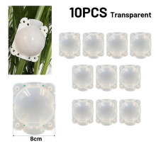 10pcs Plant Rooting Equipment High Pressure Propagation Ball Garden Graft Box Reusable Maple Garden