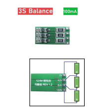 2S 3S 4S 100MA Litiumbatteribalanskort Li-jonbatteri Strömbalans Laddare PCB BMS-skydd