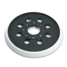 Tampone lucidante con gancio e anello da 125 mm, 8 fori, per utensili elettrici Bosch GEX 125-1 AE PEX220