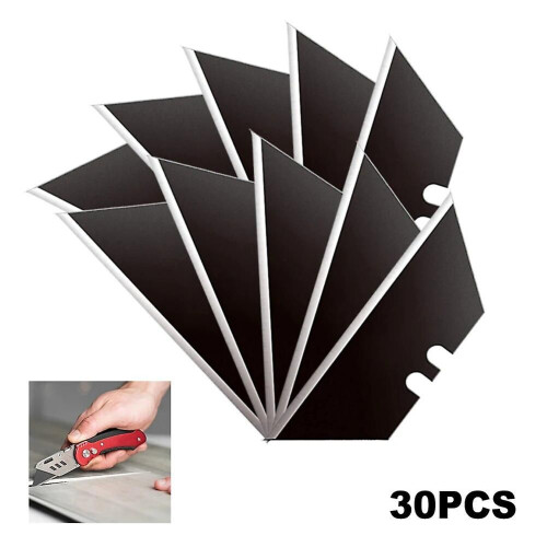30pcs Engraving Trapezoidal Blade Blade Replacement Art Crafts Cutter Multifunction for Home Decoration
