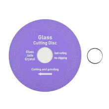 22mm Glasdoorslijpschijf met binnengat, diamantzaagblad, polijstschijf, Parkside Tools Multitool
