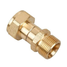 Connettore girevole per idropulitrice M22 da 14 mm, raccordo per tubo flessibile libero, raccordo comune