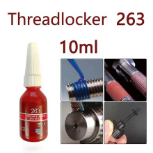 Beste duurzame, hete nieuwe draadborging 263 Rood 1 stuks anaërobe fluorescerende, hoge sterkte methacrylaatdraad