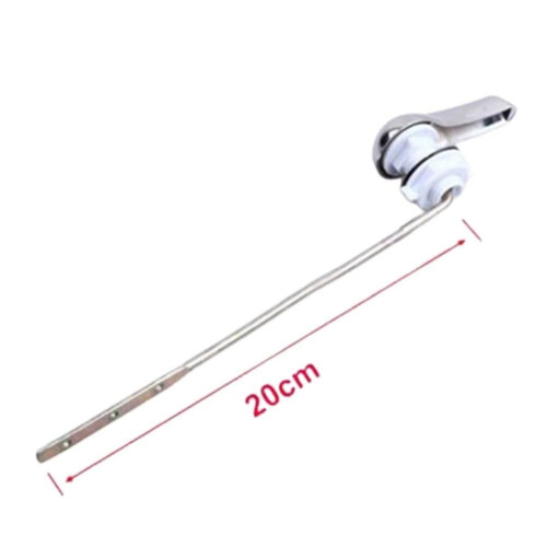 Brass Handle Arm Toilet Push Trip Square Button Master Tank Flush Bathroom Universal Replacement Plumber