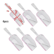 6 st glassskopor dessertglassskopor glassskopor mini isspade 14,61*3*1,8 cm hög