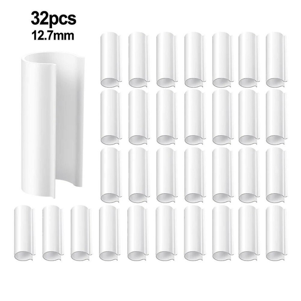 Lot de 32 colliers de serrage pour serres, tuyaux en PVC, couvertures de serres, abris, châssis froids,