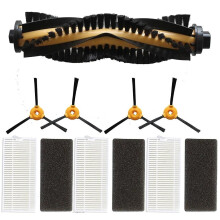 1 * Brosse à rouleau principale 3 * Filtres 4 * Brosses latérales pour aspirateur robot ECOVACS DEEBOT