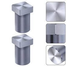 2 stycken 20*35 mm rostfritt stål träbearbetningsplugg bromsklämma stoppblock halkfri klämplatta fixering