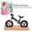 Modèle de mini-vélo pour maison de poupée, métal, finition noire 3