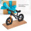 Modèle de mini-vélo pour maison de poupée, métal, finition noire 8