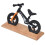 Modèle de mini-vélo pour maison de poupée, métal, finition noire 16