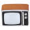 TV de madera retro para casa de muñecas a escala 1:12 14