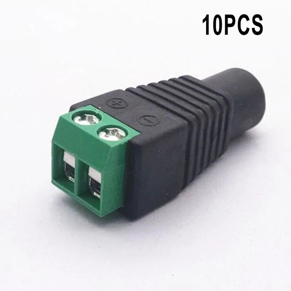 Lot De 5 Connecteurs D'adaptateur D'alimentation CC Mâles 5,5