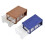 2 cajas de almacenamiento de piezas de hardware de plástico apilables, componentes, tornillos, caja 1