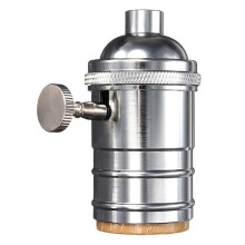 Vintage E27 Lampsockel Glödlampa Hållare Antik Retro Edison Lampsockel 110-250V För Inomhusbruk