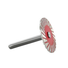 1 st 6 mm skaft cirkelsågblad trä metall sten kapskivor med skaft diamantslipskiva roterande
