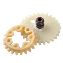 Conjunto de componentes de bomba de aceite, engranaje helicoidal y piñón para motosierra Stihl 028,
