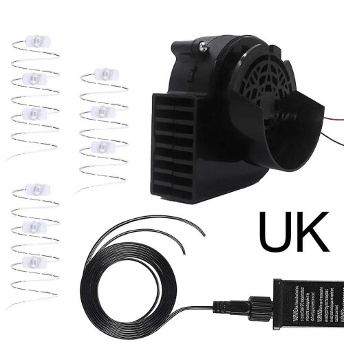 Μοτέρ ανεμιστήρα 12v 0.8A με 3 LED φωτισμού για κήπο, φουσκωτό,