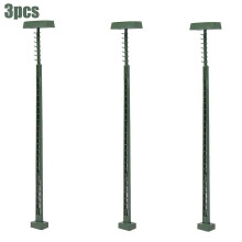 3 st modellspårsljus, galler, mastindikatorlampor, H0-plattformslampa, 123 mm med kablar, lysdioder,