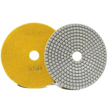 5 tums 125 mm torr våt diamantpoleringsplatta flexibla slipskivor för granitbetonggolvrestaurering