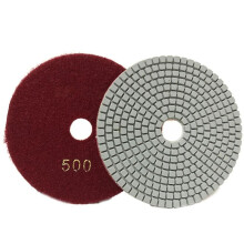 5 tums 125 mm torr våt diamantpoleringsplatta flexibla slipskivor för granitbetonggolvrestaurering
