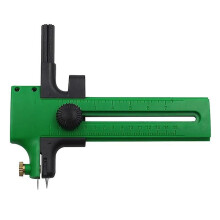 Cortador circular con compás, giratorio, llave de trinquete, para hacer manualidades de tela, álbumes