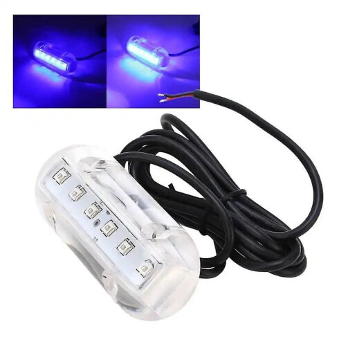 Μπλε LED υποβρύχιο φως IP68 αδιάβροχο θαλάσσιο φωτιστικό για γιοτ DC12V 1.1W 18lm υποβρύχιο