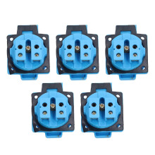 Uttag Europeisk kontakt Ultraportabel Europakontaktadapter för utomhusbruk ~ 8843
