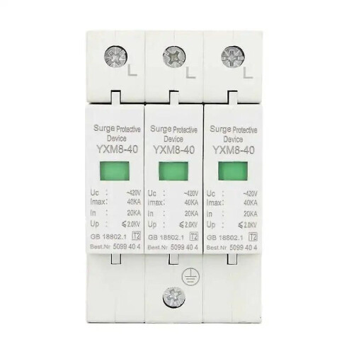 Συσκευή προστασίας από υπερτάσεις 3P 40KA 420V Προστασία τάσης