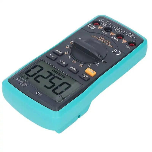 Digital elektrisk multimeter voltmetertestare tydlig avläsning för krets ~ 8910