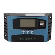 Solcellsladdare ABS-skalströmregulator 12V 24V MPPT solladdningsregulator effektiv laddning enkel att