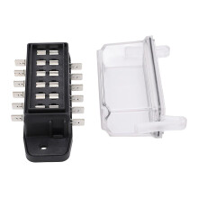 Scatola portafusibili a 6 vie, scatola portafusibili marina, carico totale 45 A DC12 V 24 V, per impieghi