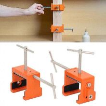 2 st skåpklo professionell metallskåpklämma med insexnyckel för vitrinskåp orange träbearbetning