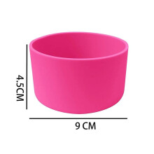 7,5/9 cm kopplock, utrymme för kastrull, silikonlock, gummiunderlägg, 32-40oz universell halkfri flaskhylsa