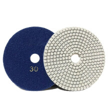 5 inch 125 mm droge/natte diamantpolijstpads, flexibele slijpschijven voor graniet, marmer, beton en