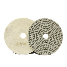 5 inch 125 mm droge/natte diamantpolijstpads, flexibele slijpschijven voor graniet, marmer, beton en