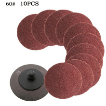 10 st. 2 tum 50 mm slipskiva polerplatta sanderpappersskiva slipmaskin pappersskiva slipskiva slipning