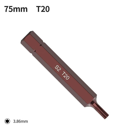 1 τεμάχιο κατσαβιδιών Torx 30/75MM με μύτες ηλεκτρικού κλειδι