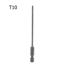 1 st 100 mm långa magnetiska Torx-skruvmejselbits T8-T40 för elektriska skruvmejselbits T8, T10, T15,