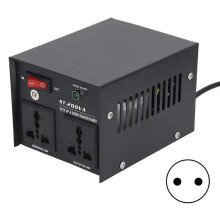 Krafttransformator 200W spänningsomvandlare Stegupptransformatorer för elektriska apparater 110V-120V