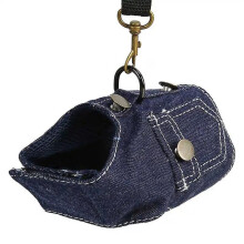 Hundsele Jeansjacka Mjuk Bekväm Andningsbar Sele för Jeansväst med Nylonkoppel för Husdjur