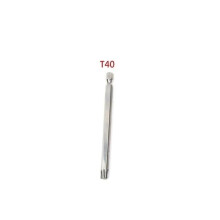 1 st magnetiskt Torx-skruvmejselbits 100 mm säkerhetssäker stjärnskruvmejselbits för elektrisk