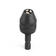 Nyckelfri borrchuck Skruvmejsel Slagnyckeladapter 1/4'' sexkantsborr Elverktygskonverterare